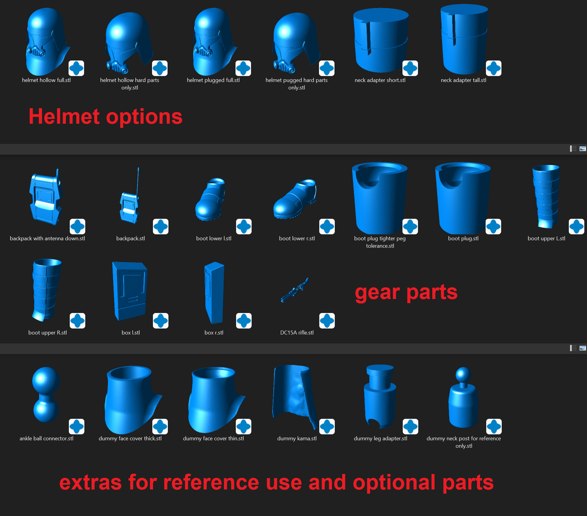 Snow Clone trooper kit for sixth scale custom action figures 3D print model_16