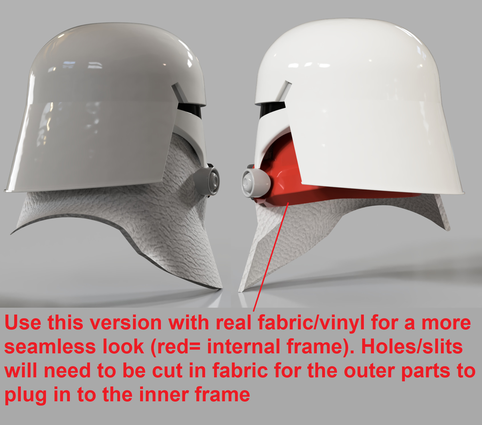 Snow Clone trooper kit for sixth scale custom action figures 3D print model_2