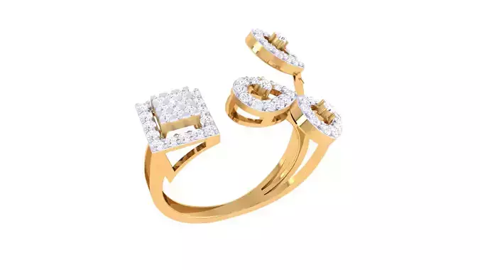  Women Ring MTL 3dm STL OBJ FBX Details