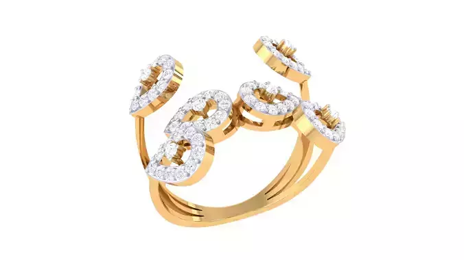  Women Ring MTL 3dm STL OBJ FBX Details