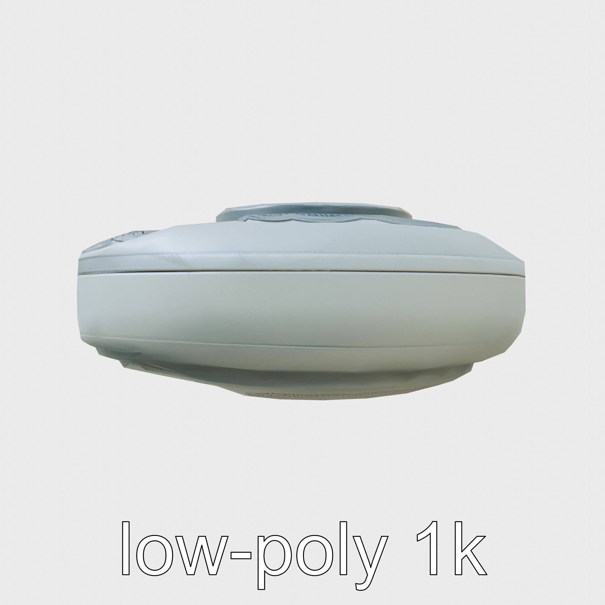 Model C Futuristic Gadget Station with USB Ports Low-poly 3D model_31