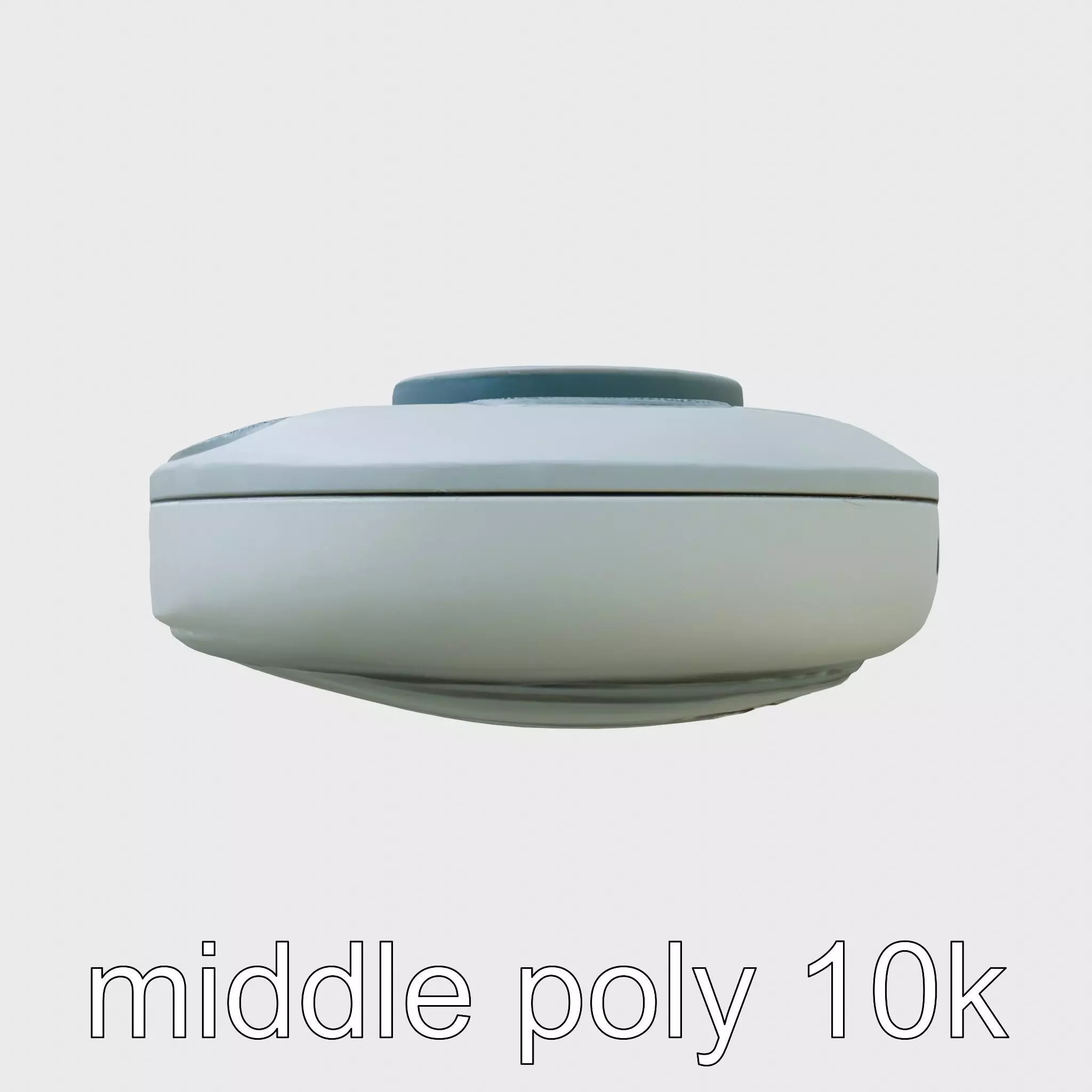 Model C Futuristic Gadget Station with USB Ports Low-poly 3D model_0