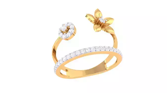  Women Ring MTL 3dm STL OBJ FBX Details