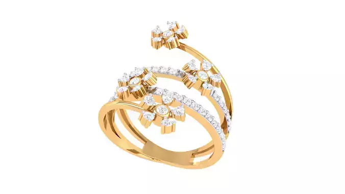  Women Ring MTL 3dm STL OBJ FBX Details