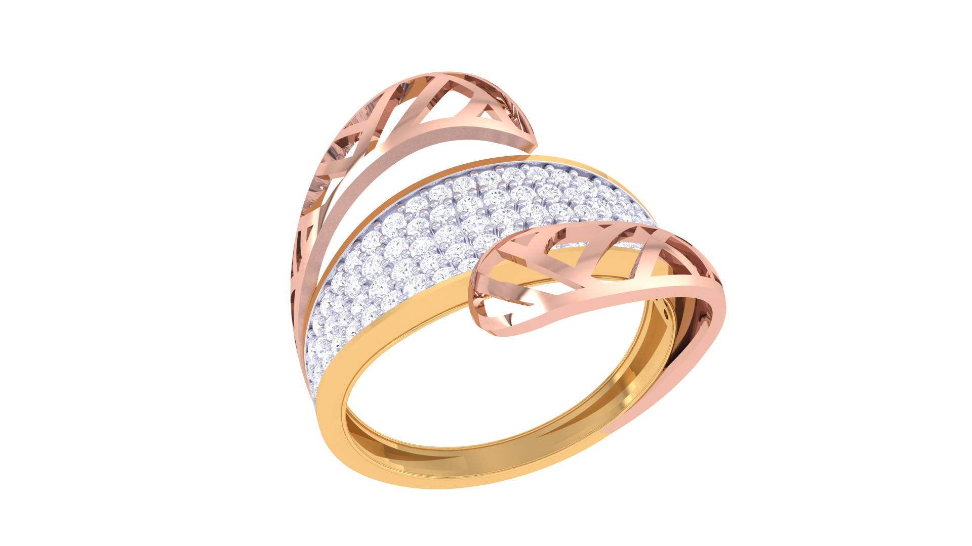 Women Ring MTL 3dm STL OBJ FBX Details 3D print model_1