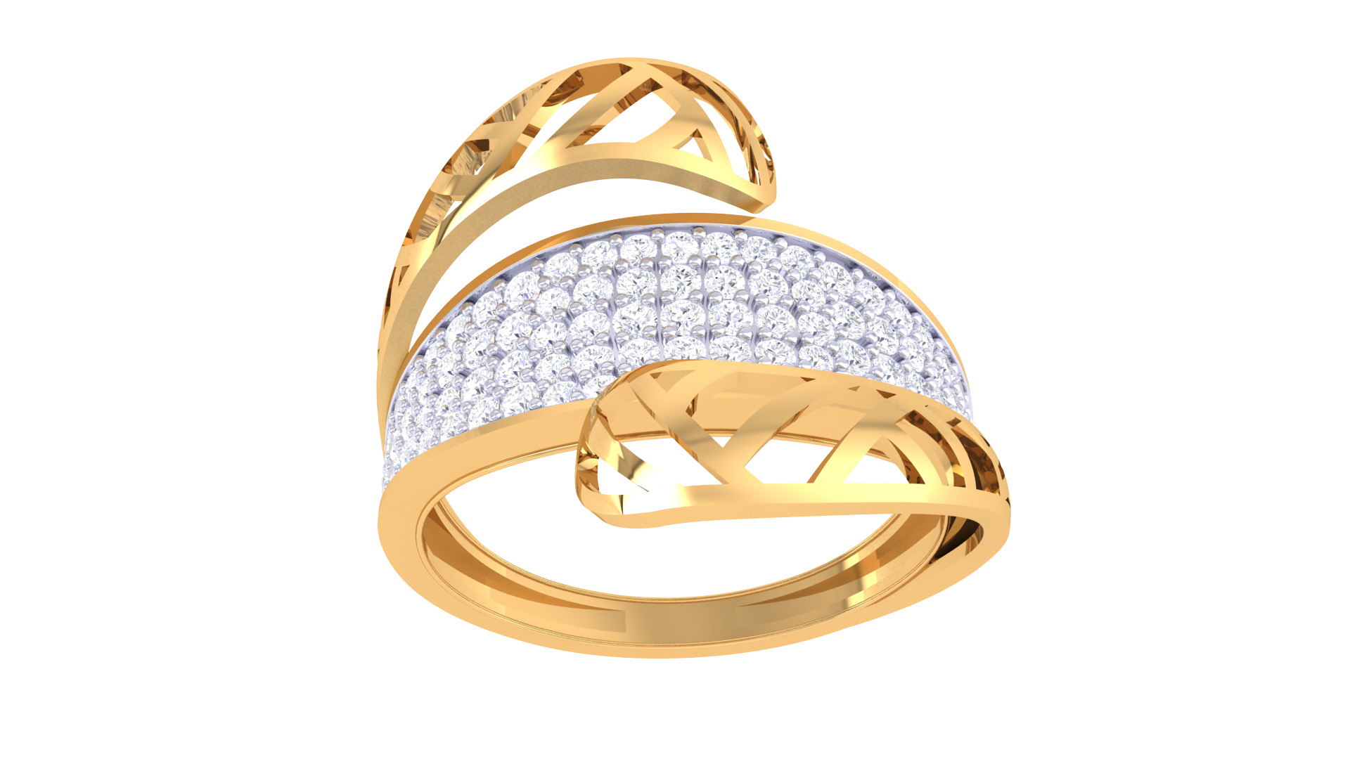 Women Ring MTL 3dm STL OBJ FBX Details 3D print model_3