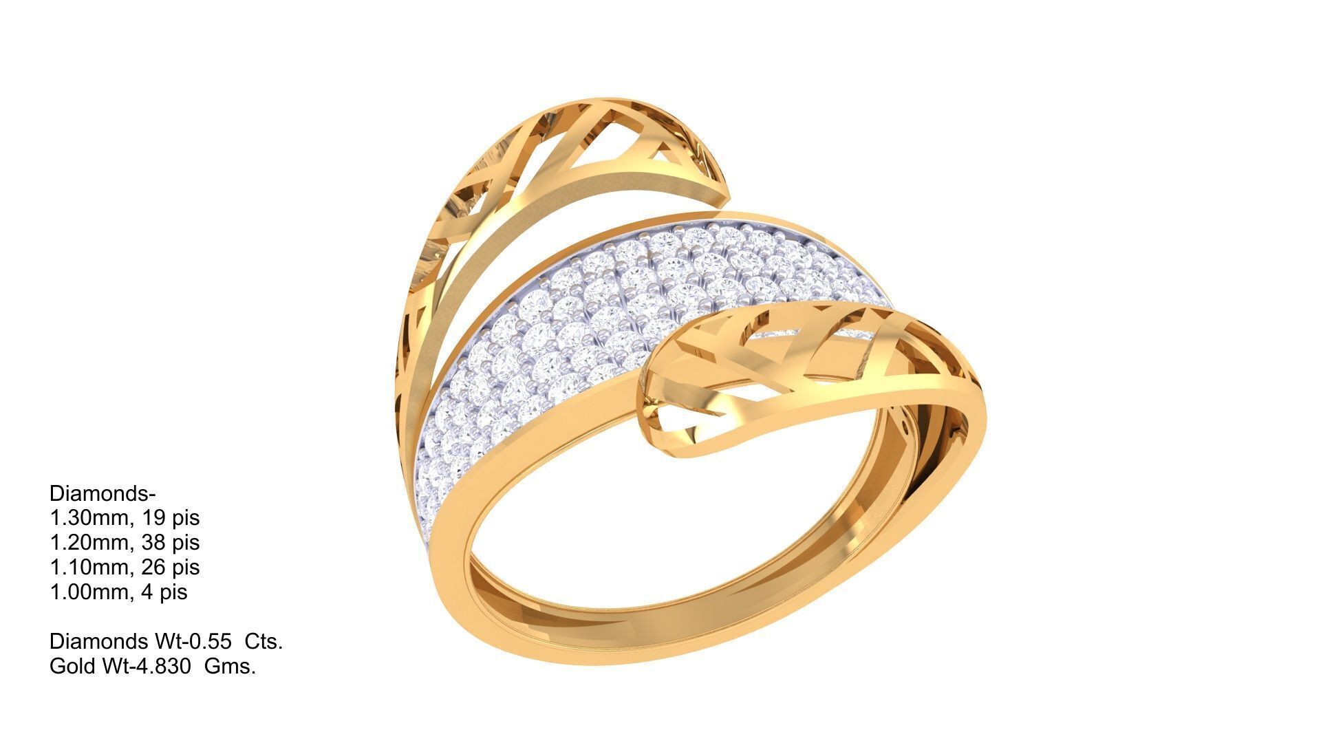 Women Ring MTL 3dm STL OBJ FBX Details 3D print model_2