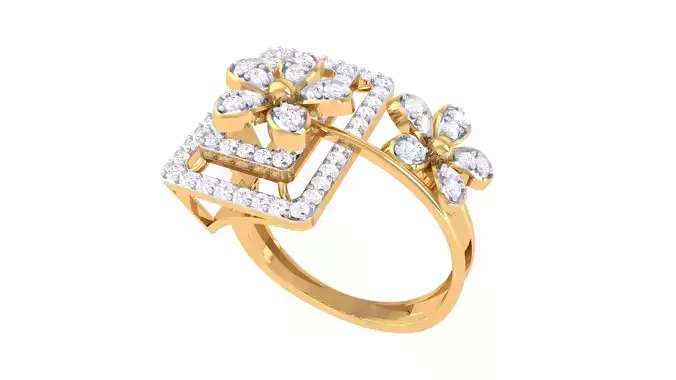  Women Ring MTL 3dm STL OBJ FBX Details