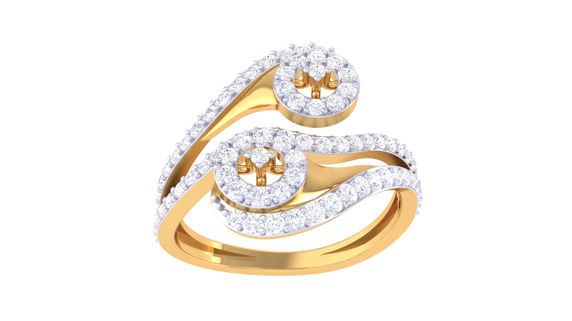 Women Ring MTL 3dm STL OBJ FBX Details 3D print model_3