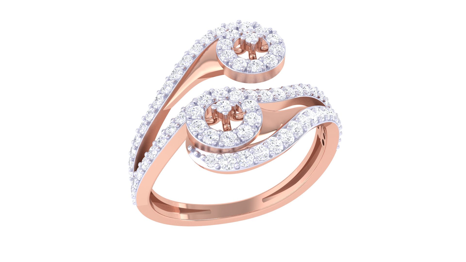 Women Ring MTL 3dm STL OBJ FBX Details 3D print model_1