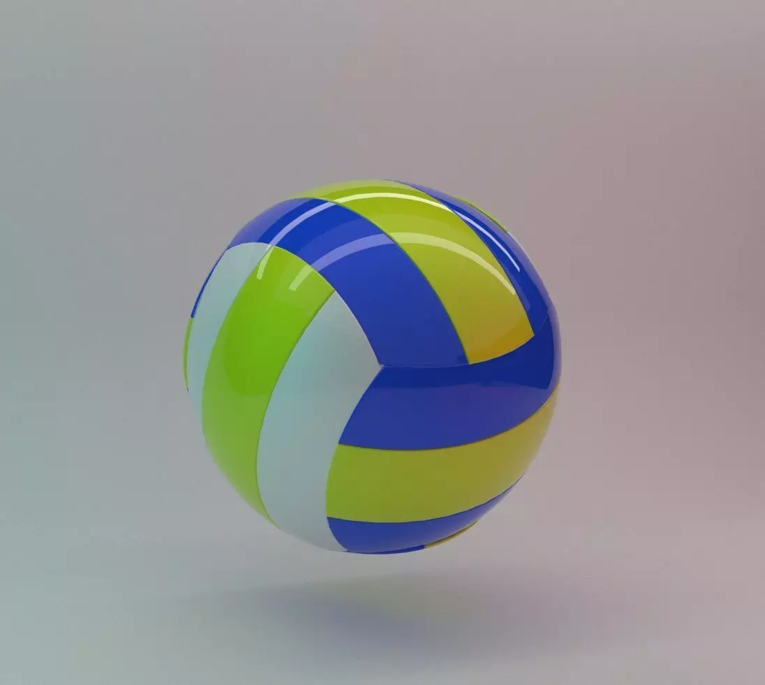 3D model of volleyball ball 3D model