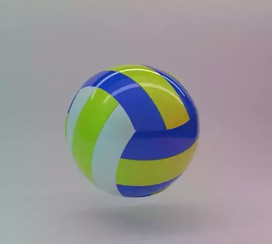 3D model of volleyball ball