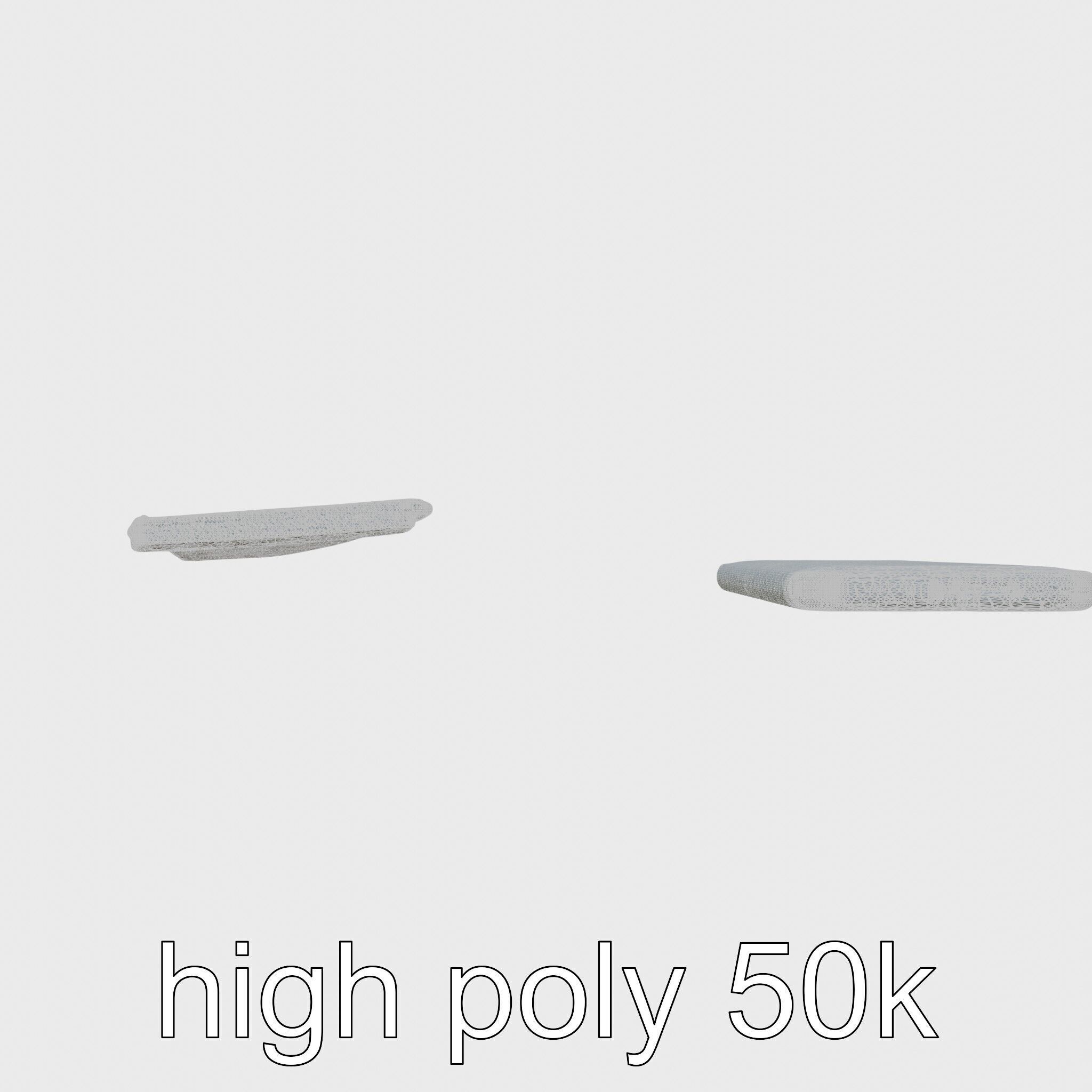 Elysium Desk Oasis Luxurious Dual-Function Mat Low-poly 3D model_18