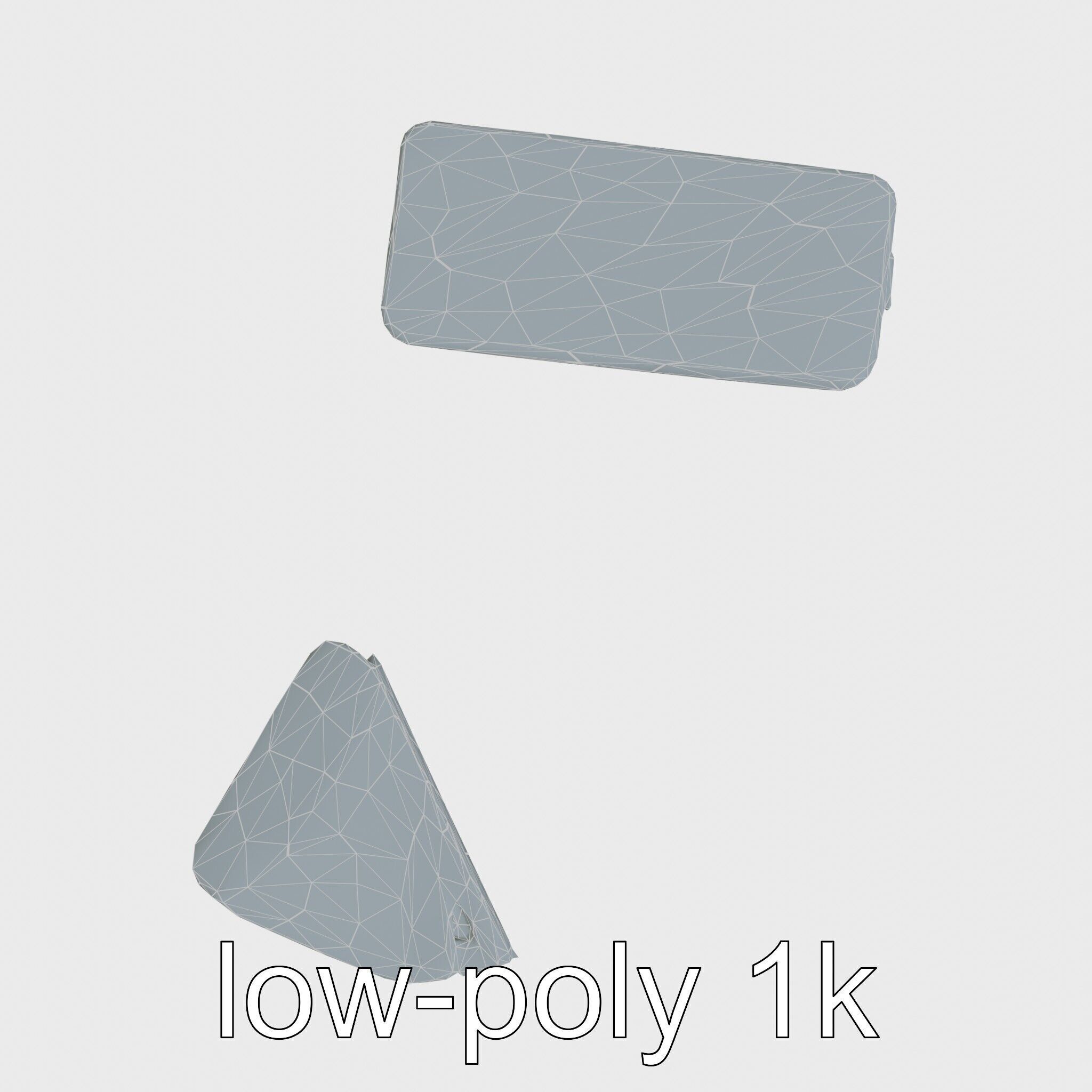 Elysium Desk Oasis Luxurious Dual-Function Mat Low-poly 3D model_28