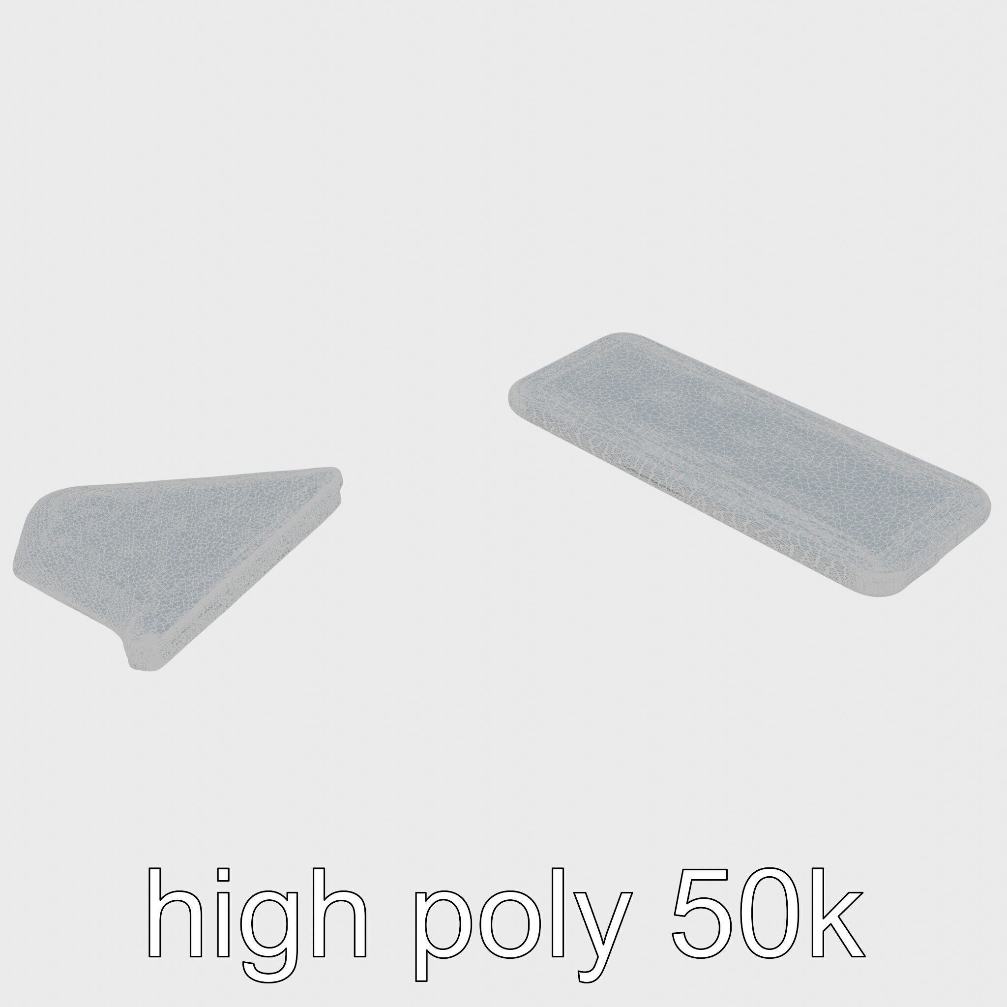 Elysium Desk Oasis Luxurious Dual-Function Mat Low-poly 3D model_31