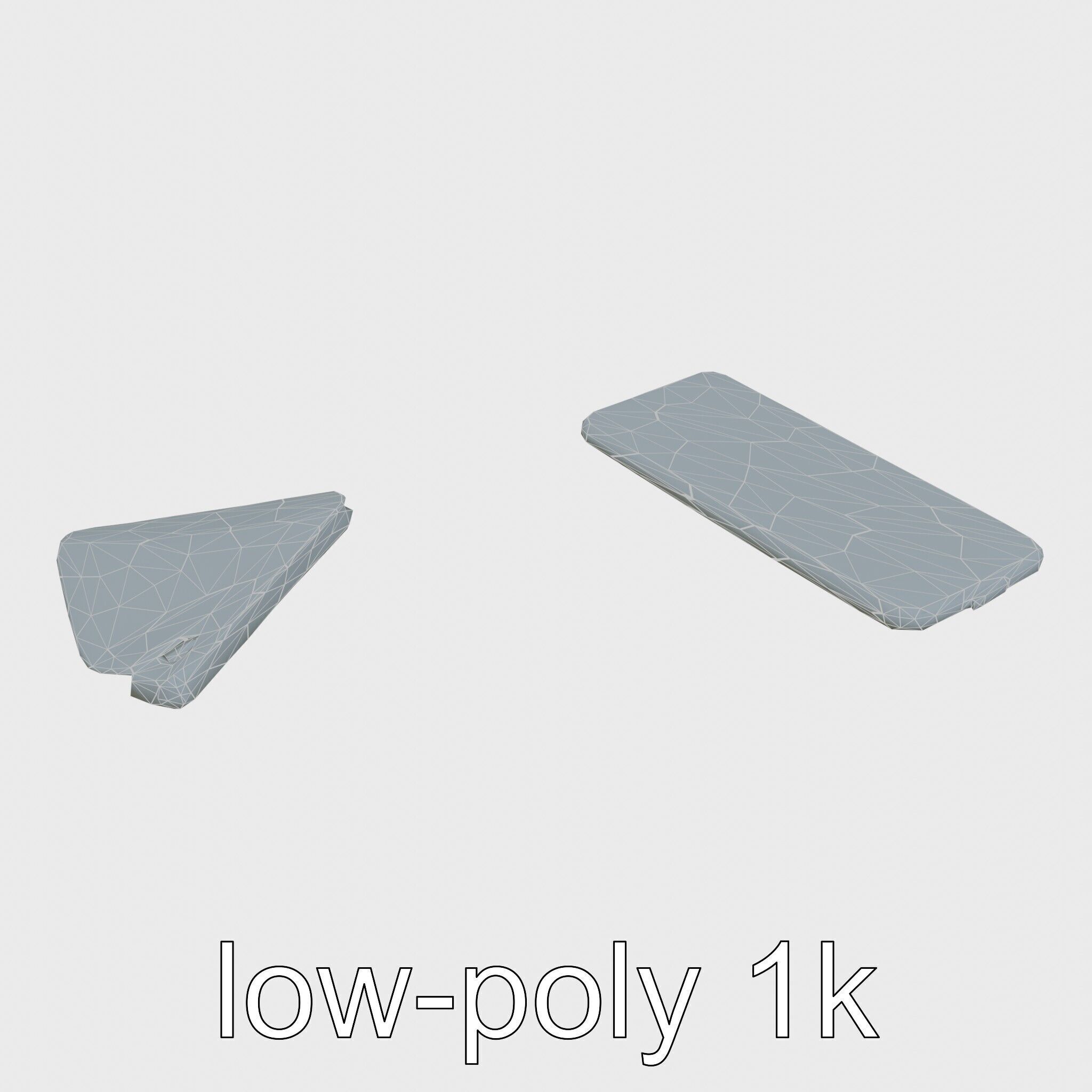 Elysium Desk Oasis Luxurious Dual-Function Mat Low-poly 3D model_16