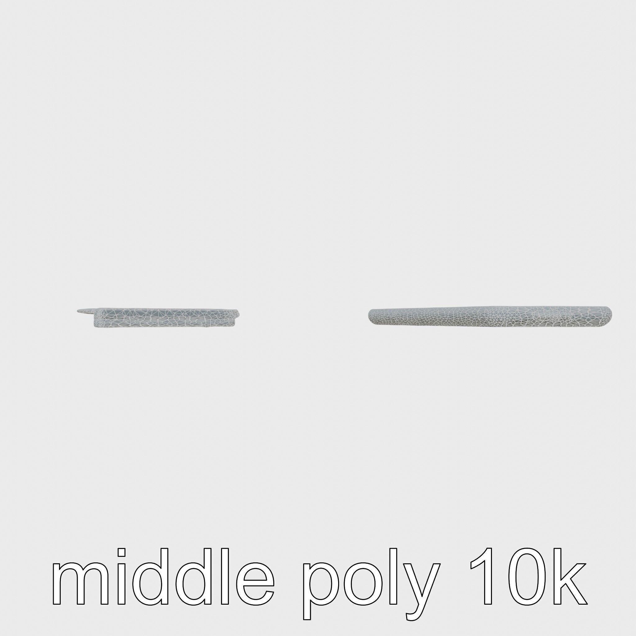 Elysium Desk Oasis Luxurious Dual-Function Mat Low-poly 3D model_24