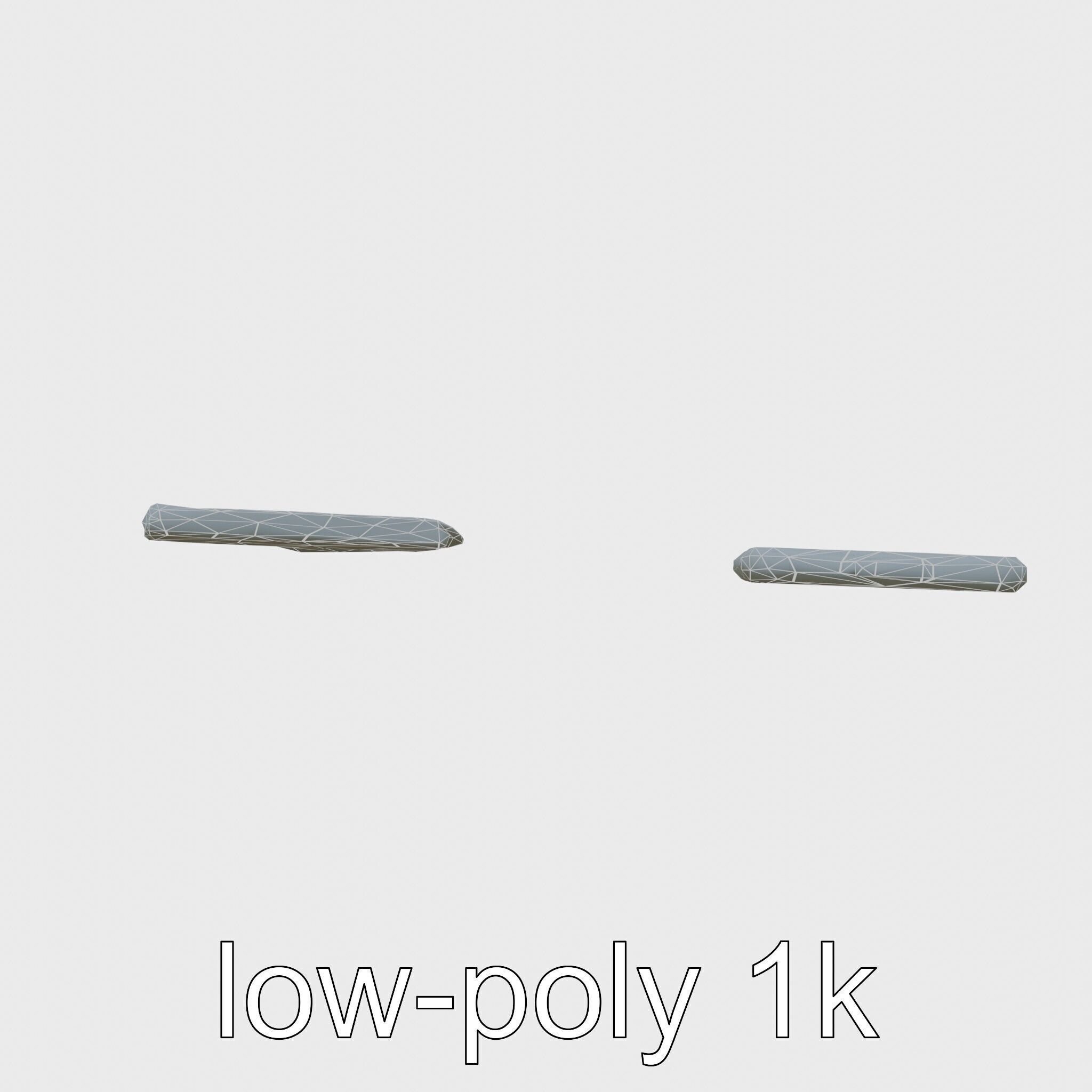 Elysium Desk Oasis Luxurious Dual-Function Mat Low-poly 3D model_15