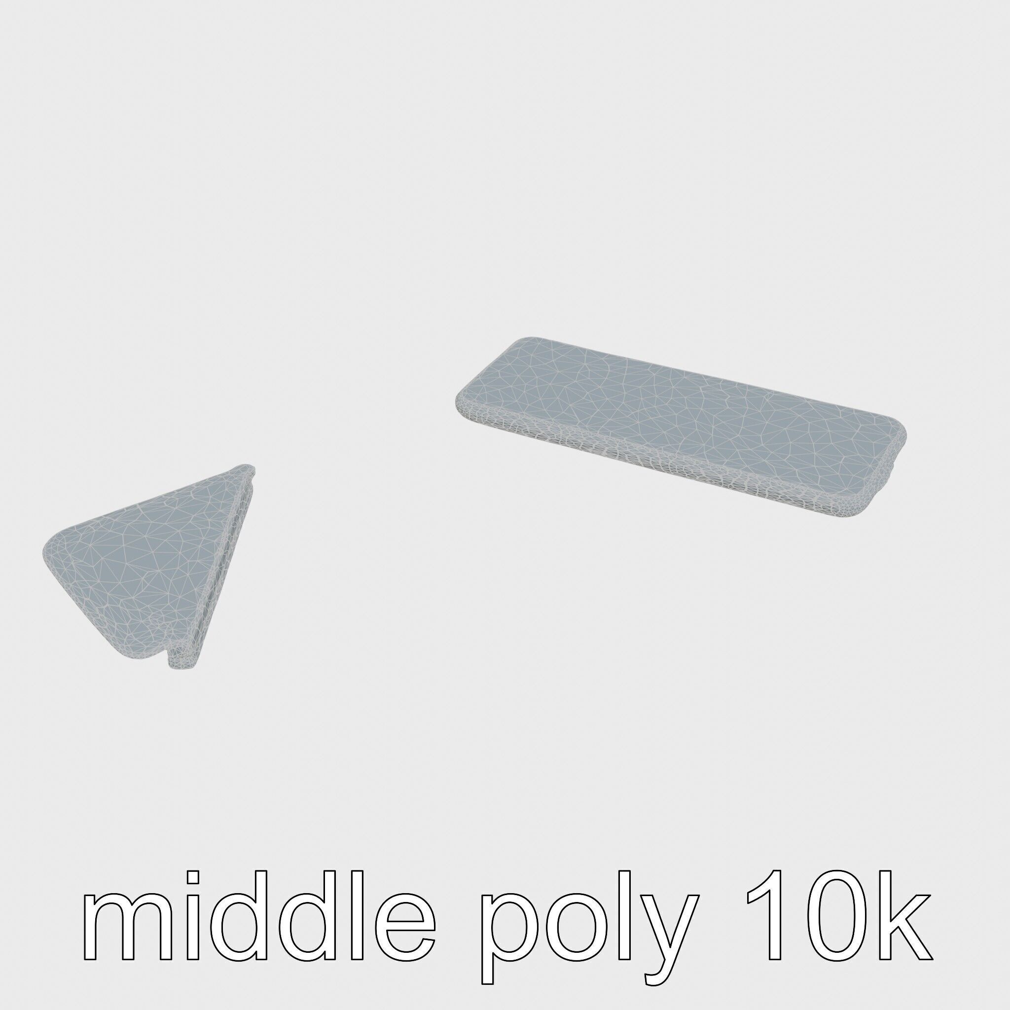 Elysium Desk Oasis Luxurious Dual-Function Mat Low-poly 3D model_29