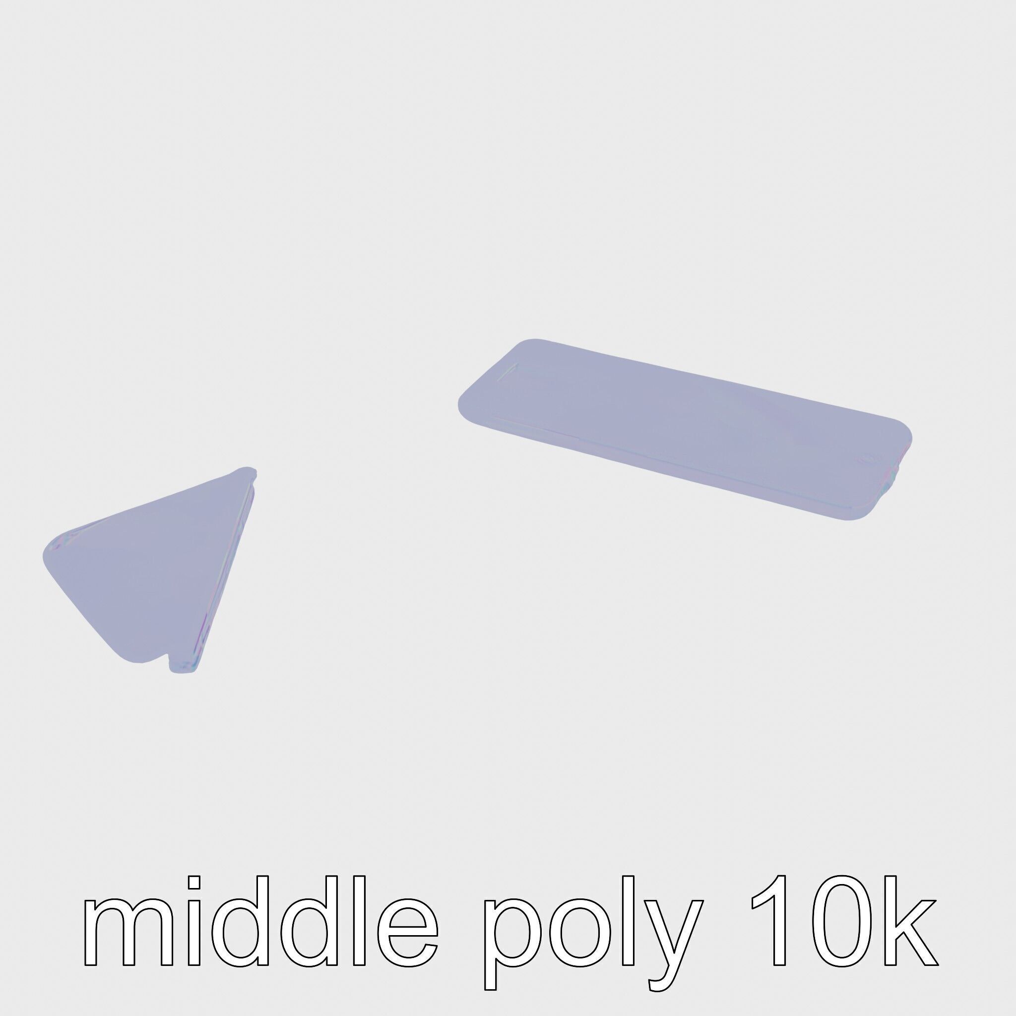 Elysium Desk Oasis Luxurious Dual-Function Mat Low-poly 3D model_14