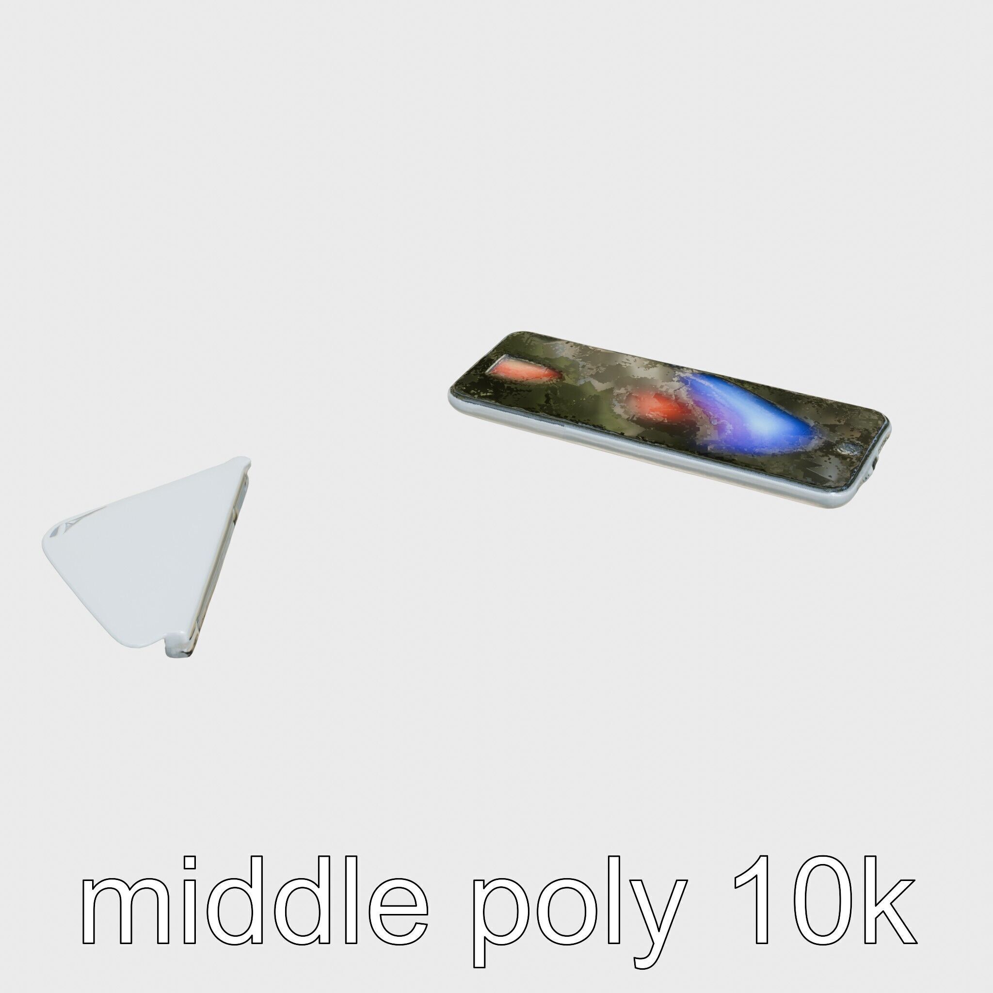 Elysium Desk Oasis Luxurious Dual-Function Mat Low-poly 3D model_12