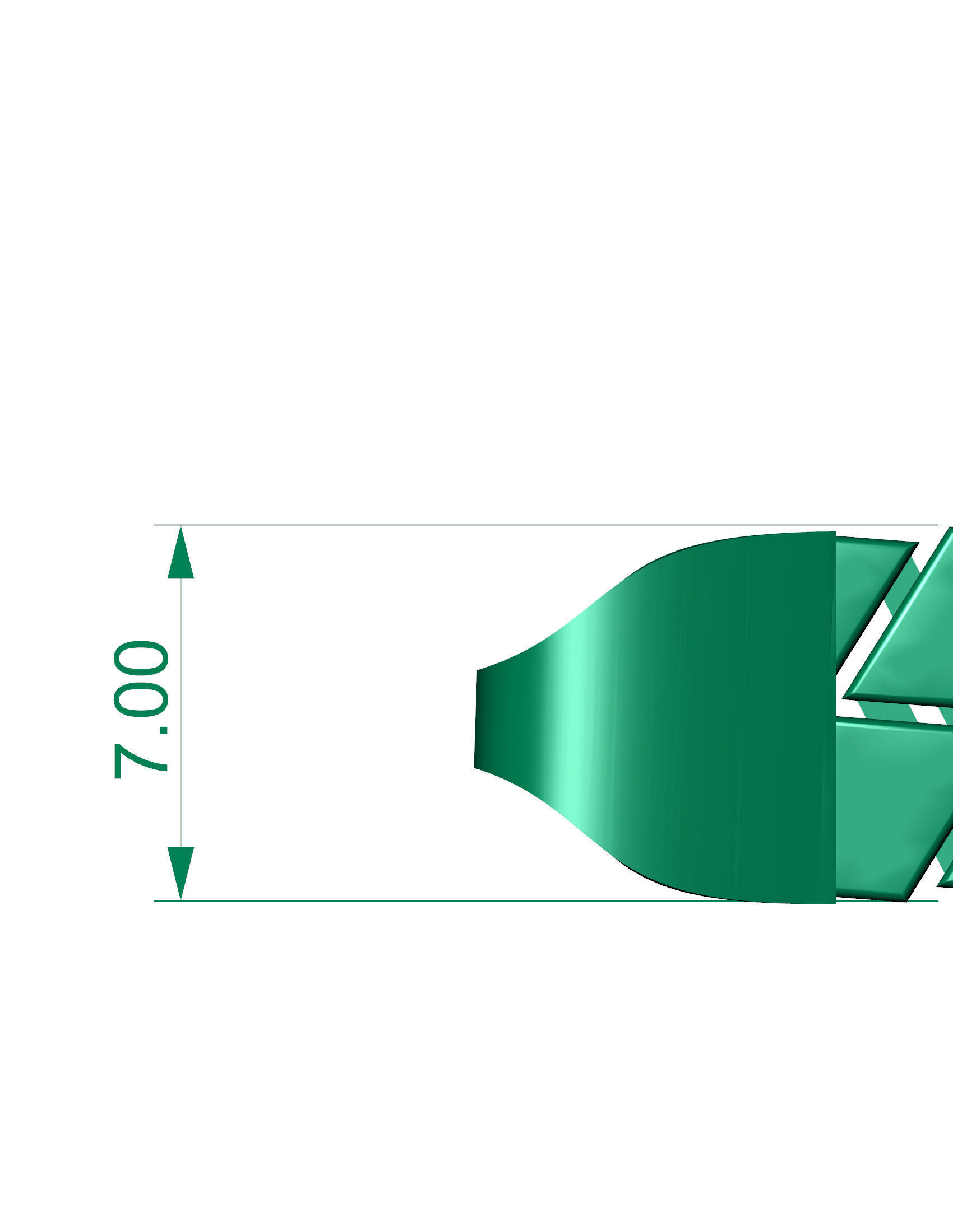 7MM TOP SOLD UNISEX BRACELET STRICK TYPE  3D print model_1