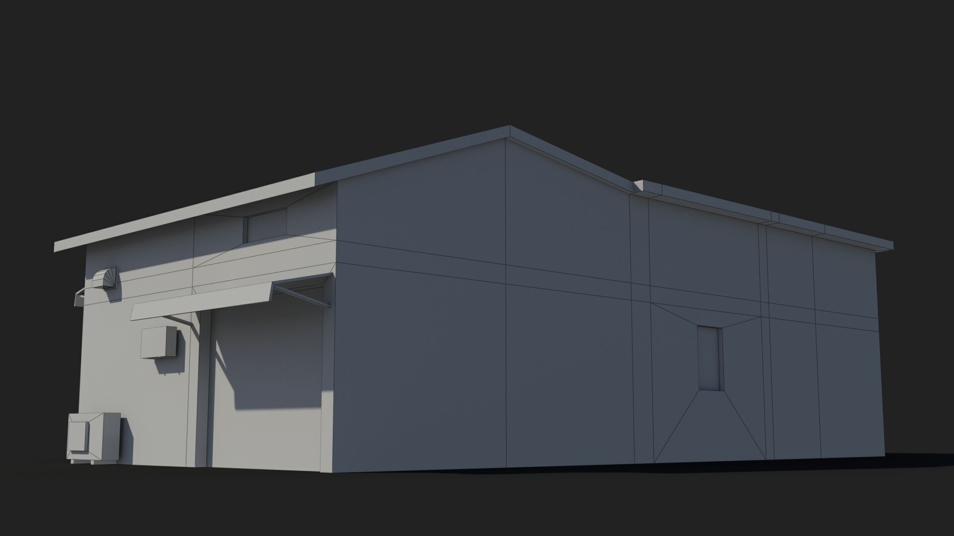 Japanese House x20 Low-poly 3D model_10