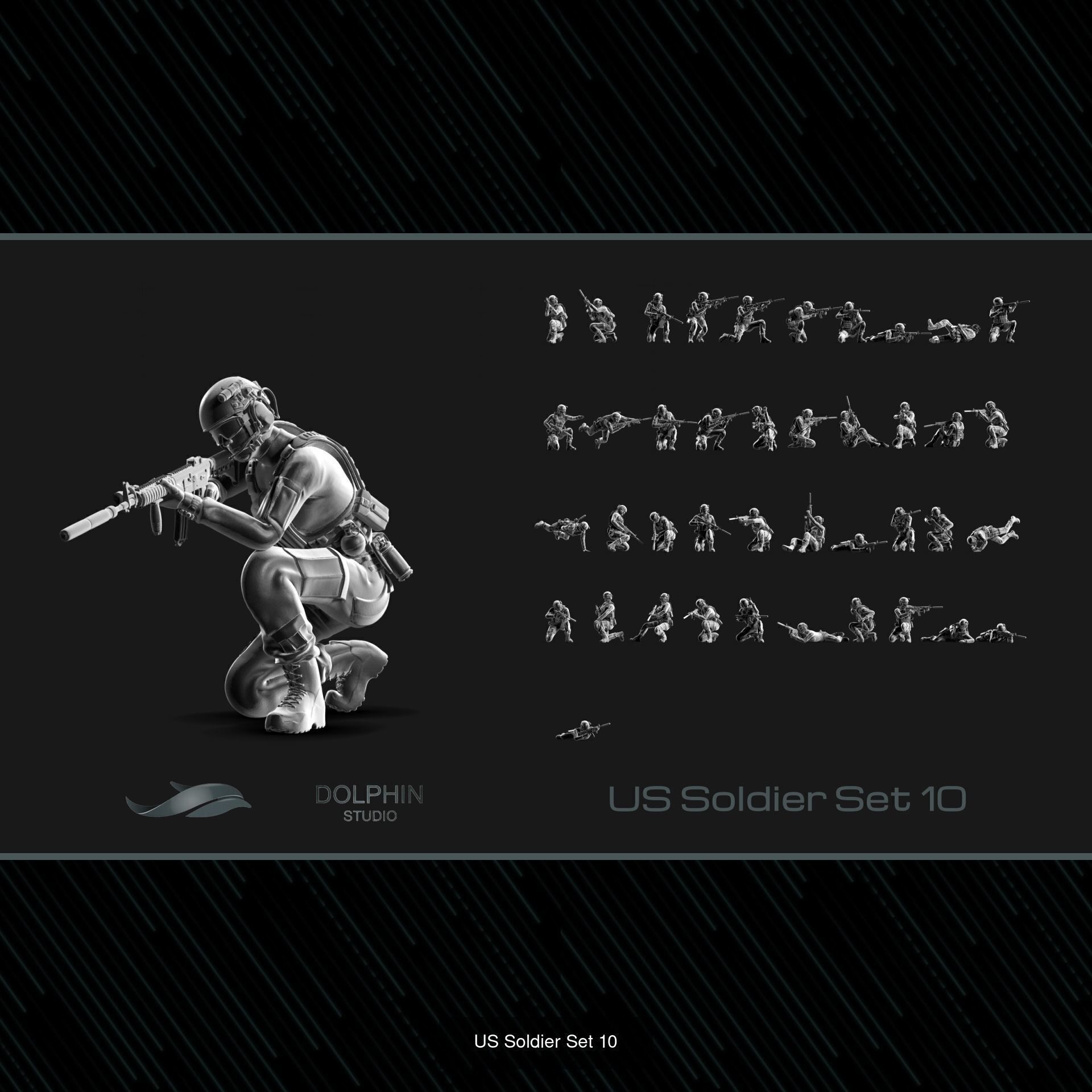 400 US Marine Corps 3D Model Collection_11