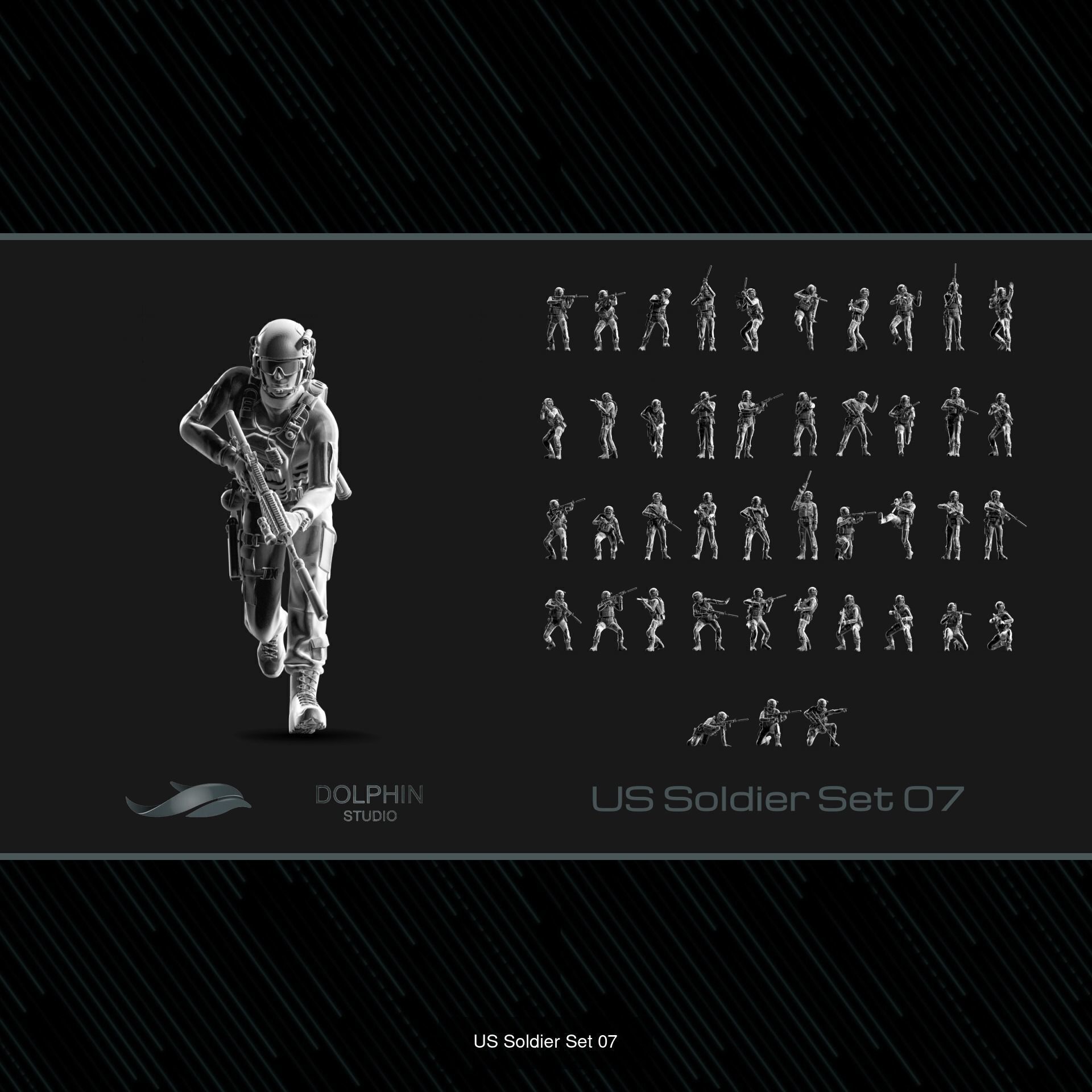 400 US Marine Corps 3D Model Collection_8