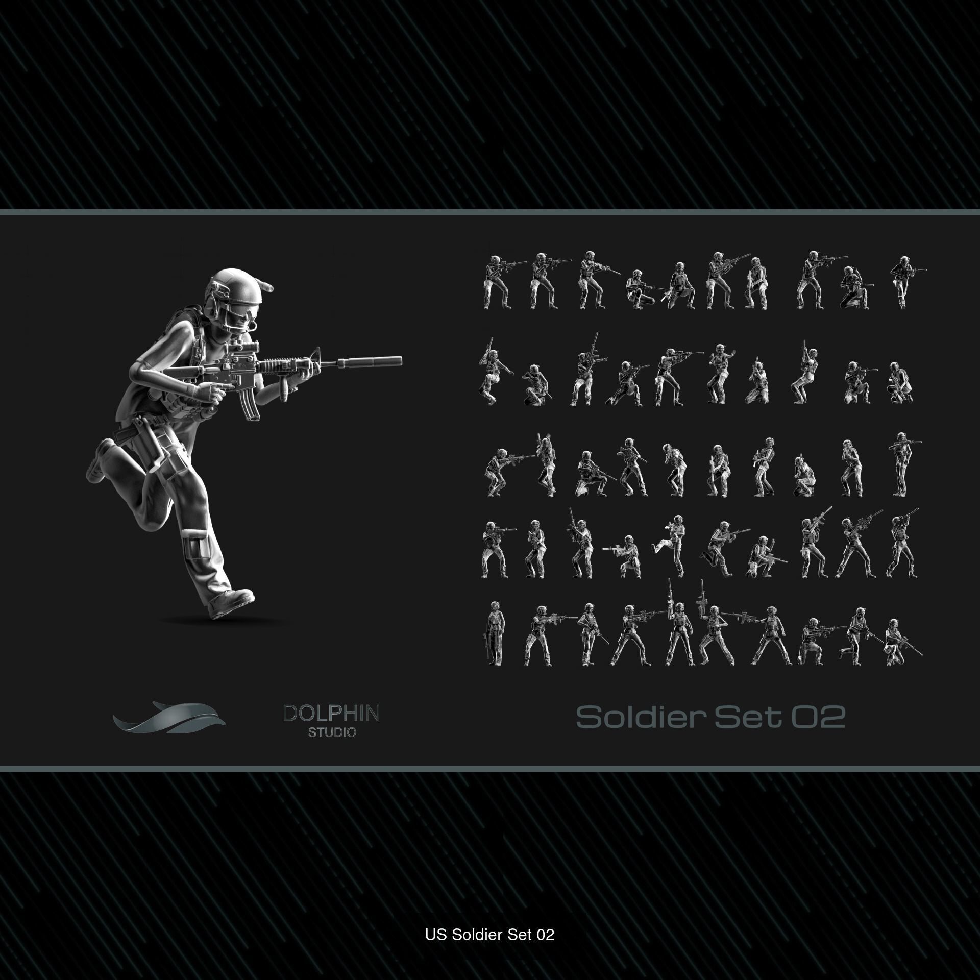 400 US Marine Corps 3D Model Collection_3