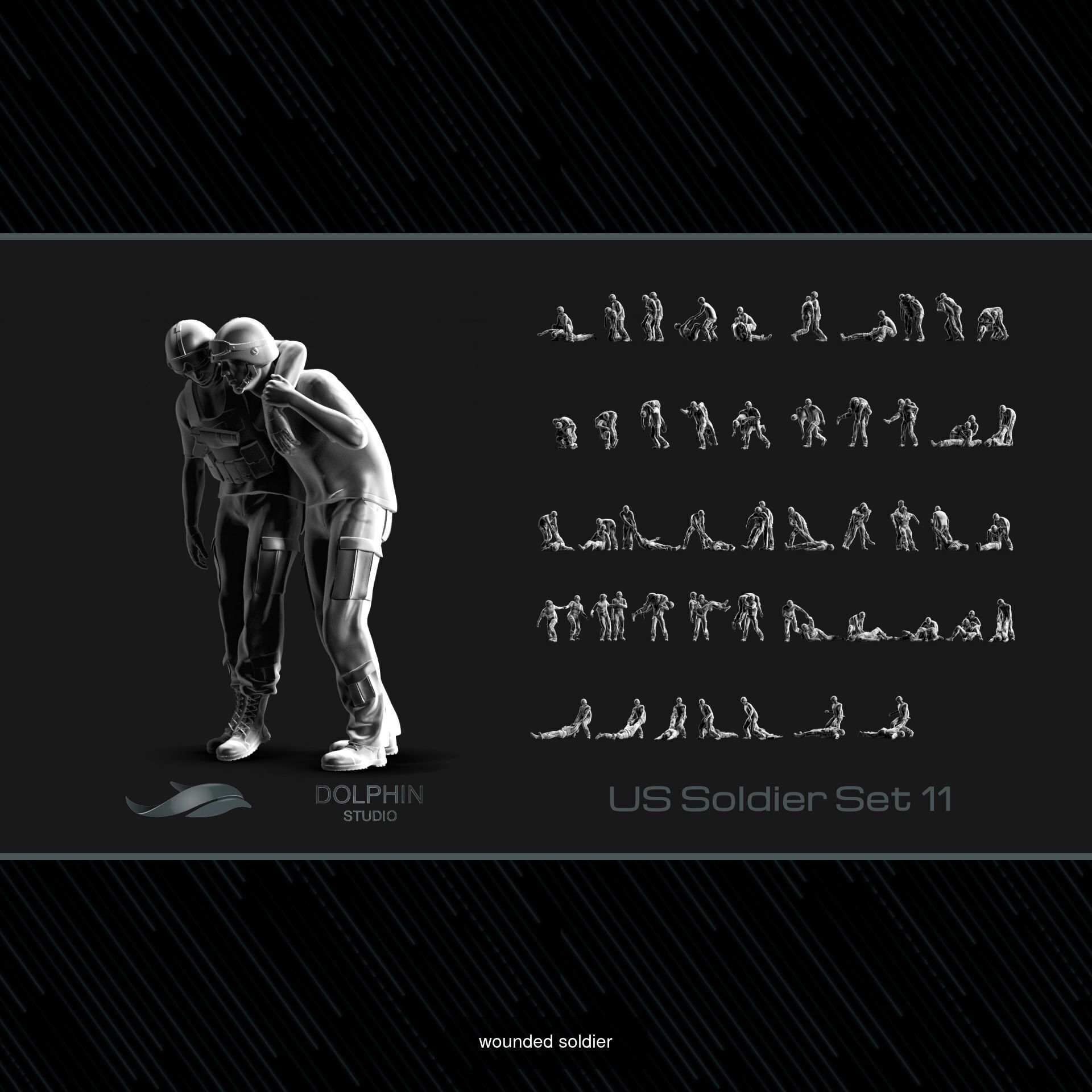 400 US Marine Corps 3D Model Collection_12