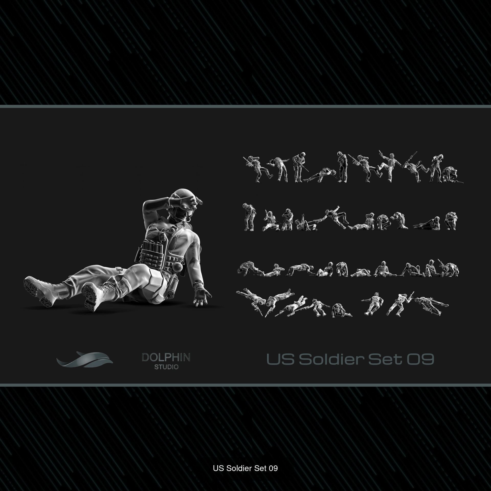 400 US Marine Corps 3D Model Collection_10