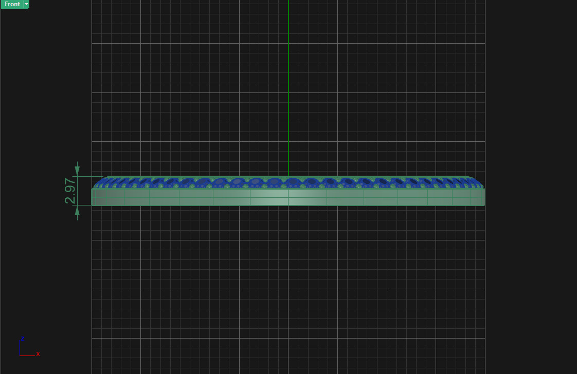 40mm Diamond watch bezel  3D print model_9