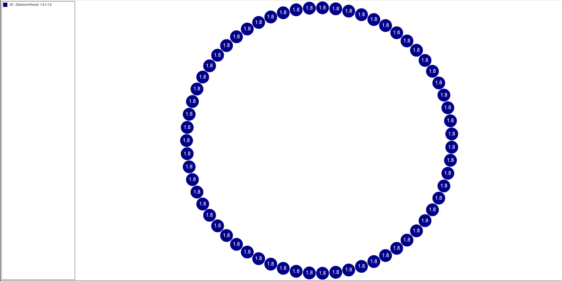 40mm Diamond watch bezel  3D print model_11