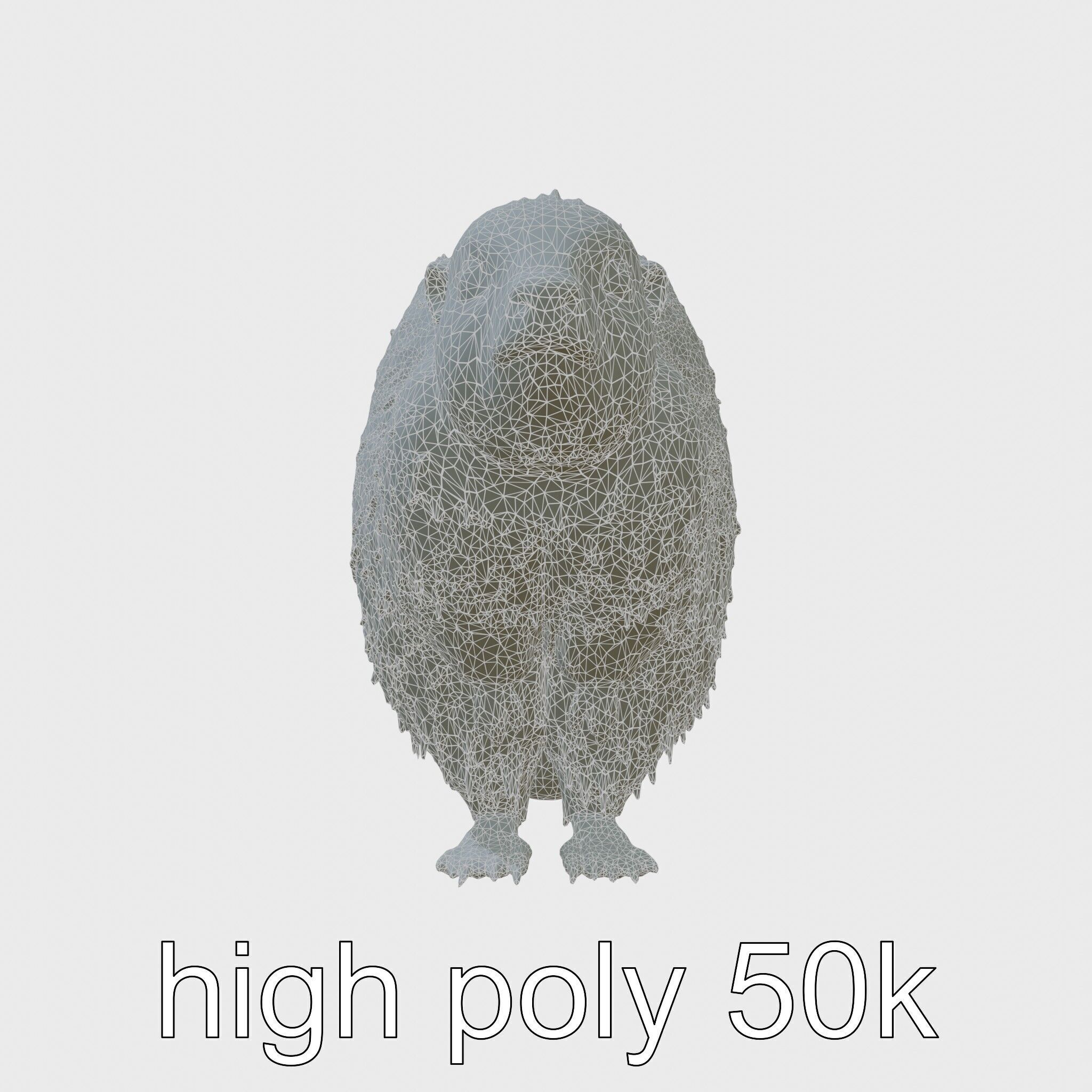 Furry Nutria Marshland Guardian 3D Model Low-poly 3D model_8