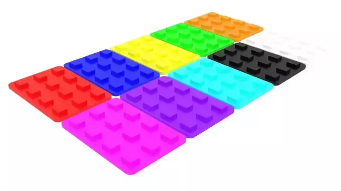 Colored Mini Chocolates Set