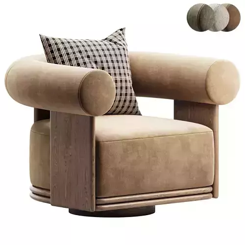 Bondi Teak Swivel Lounge Chair