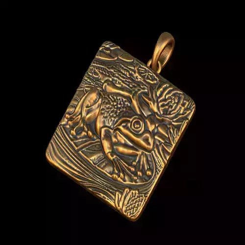 Frog In the Pond PendantFrog In the Pond Pendant