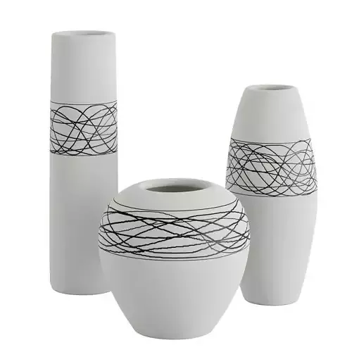 Modern minimalist ceramic vase
