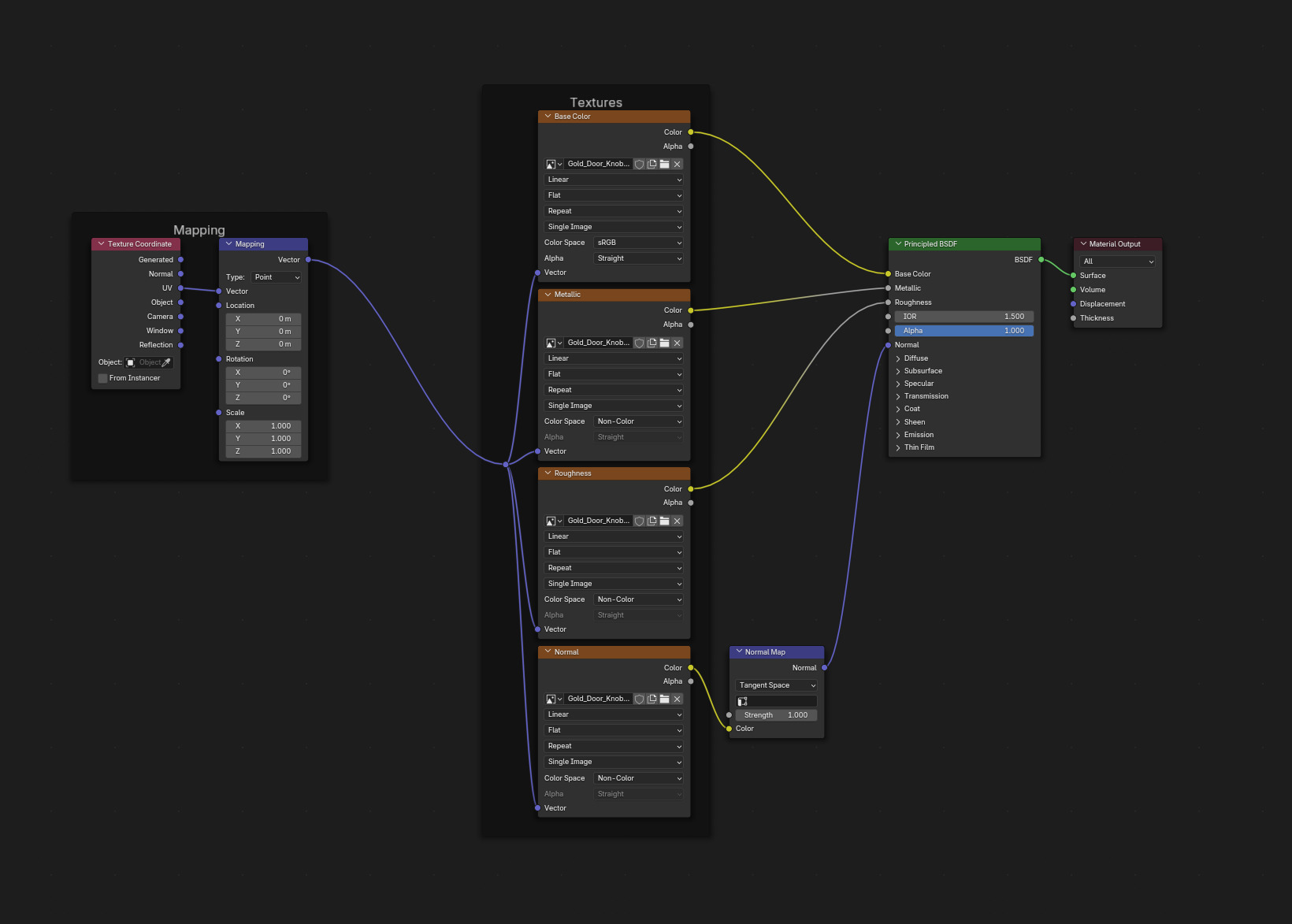 Door Knob 3D model_7