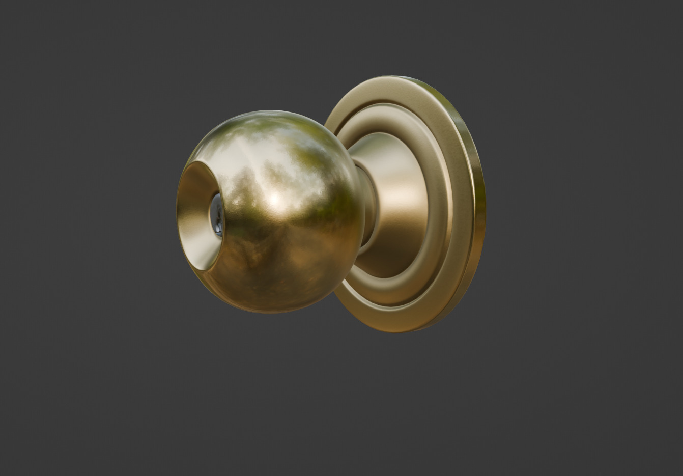 Door Knob 3D model_5