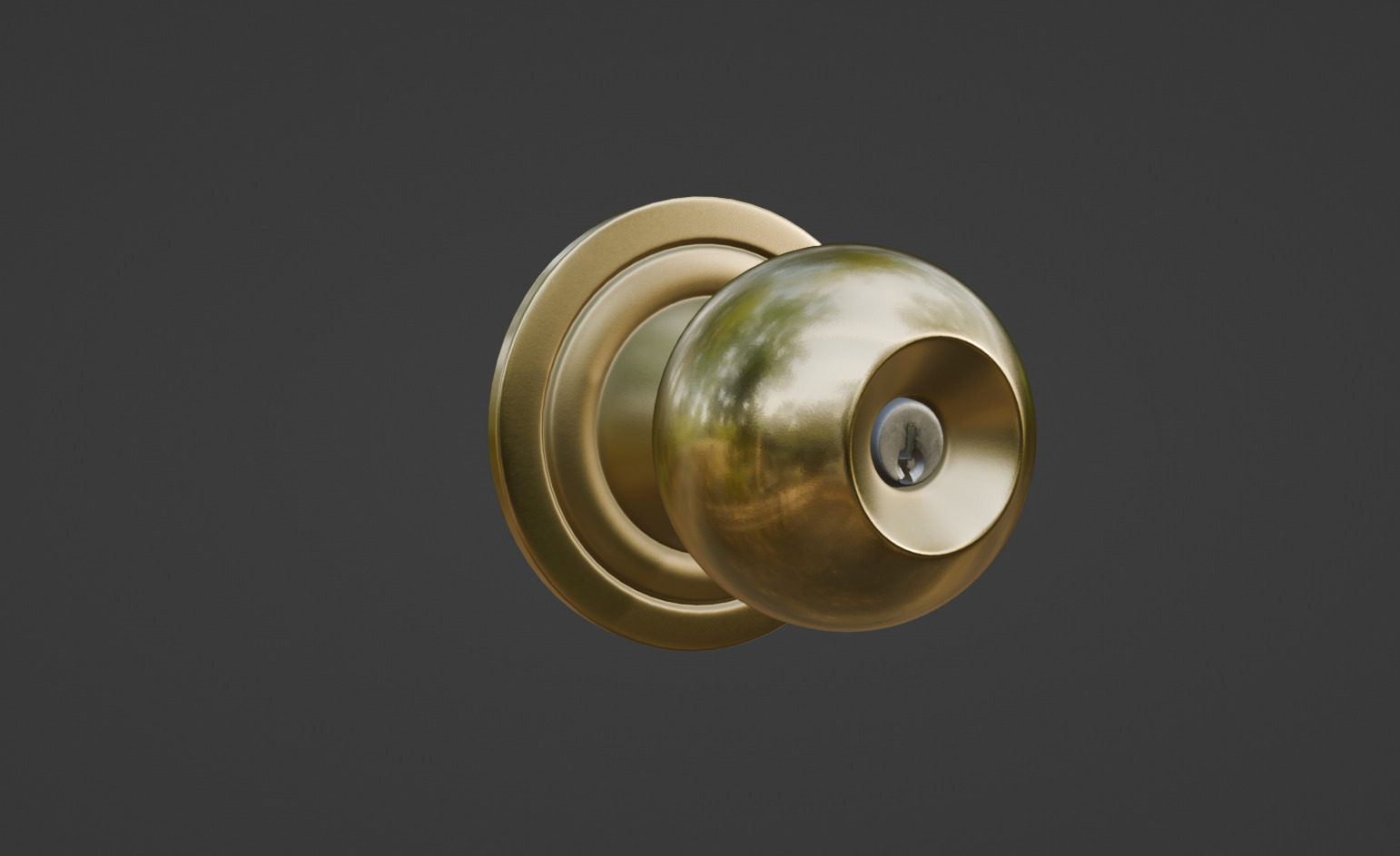 Door Knob 3D model_3