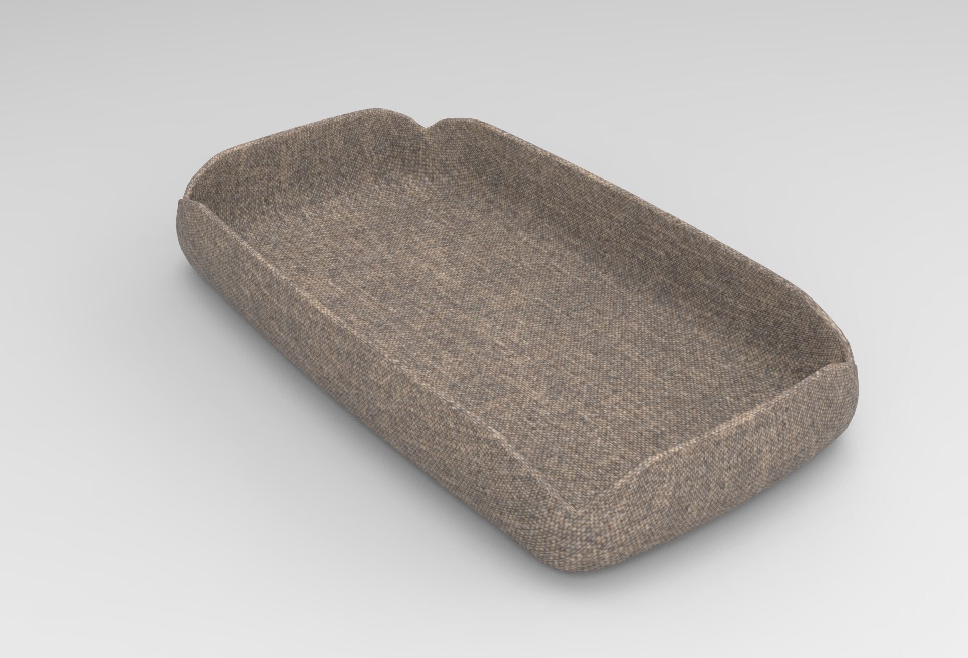 Tres Tray Low-poly 3D model_1