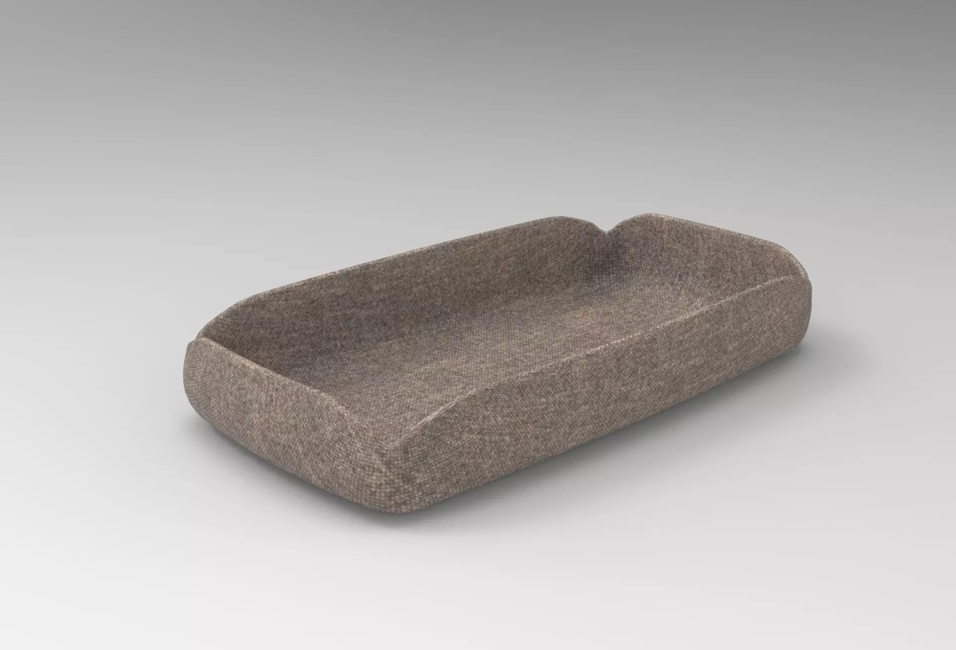 Tres Tray Low-poly 3D model_0