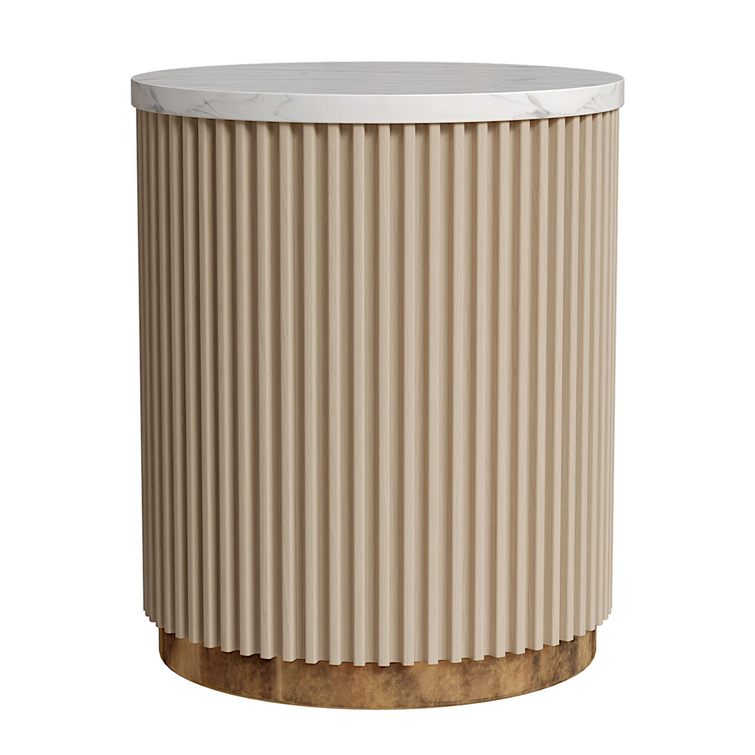 Finnley End Table Low-poly 3D model_1