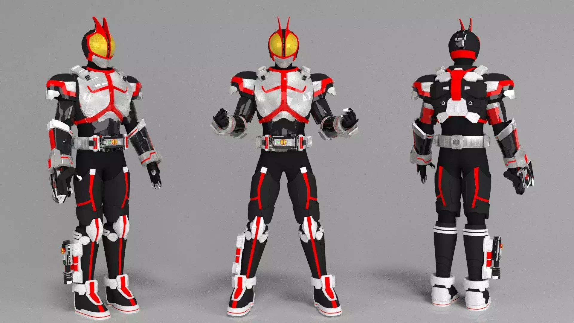 kamen rider faiz 3D model