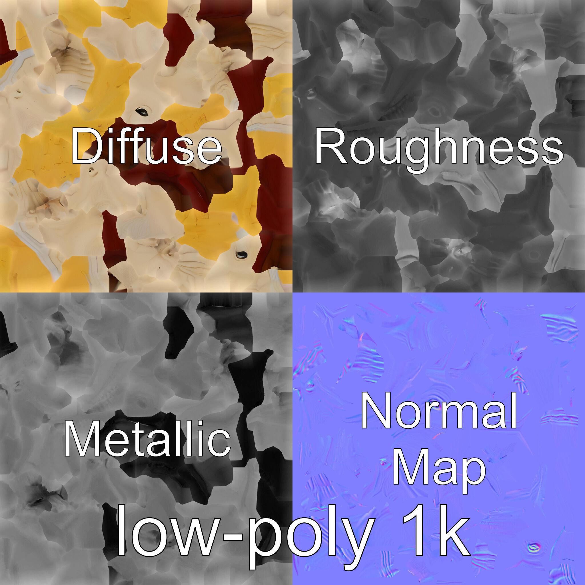 Longhorn Bull Trophy Western Heritage Model Low-poly 3D model_4