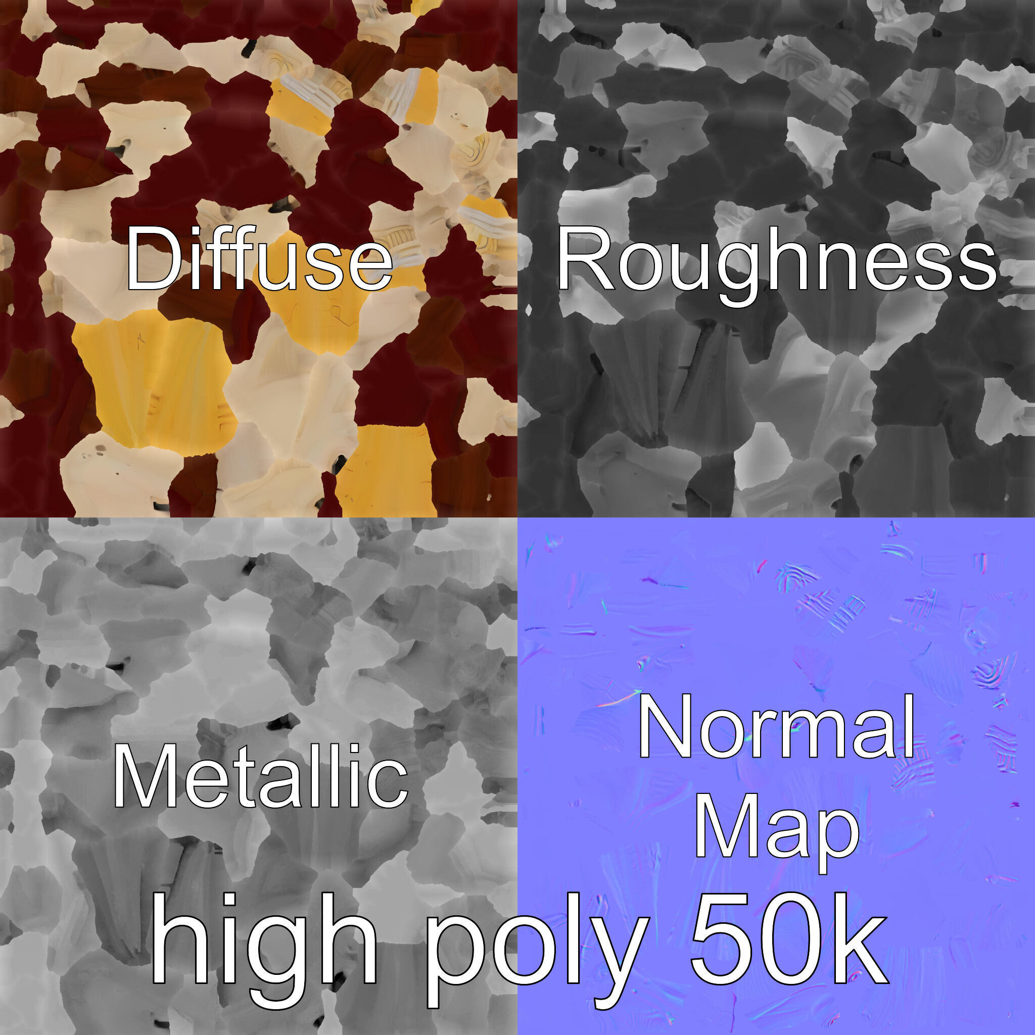 Longhorn Bull Trophy Western Heritage Model Low-poly 3D model_32