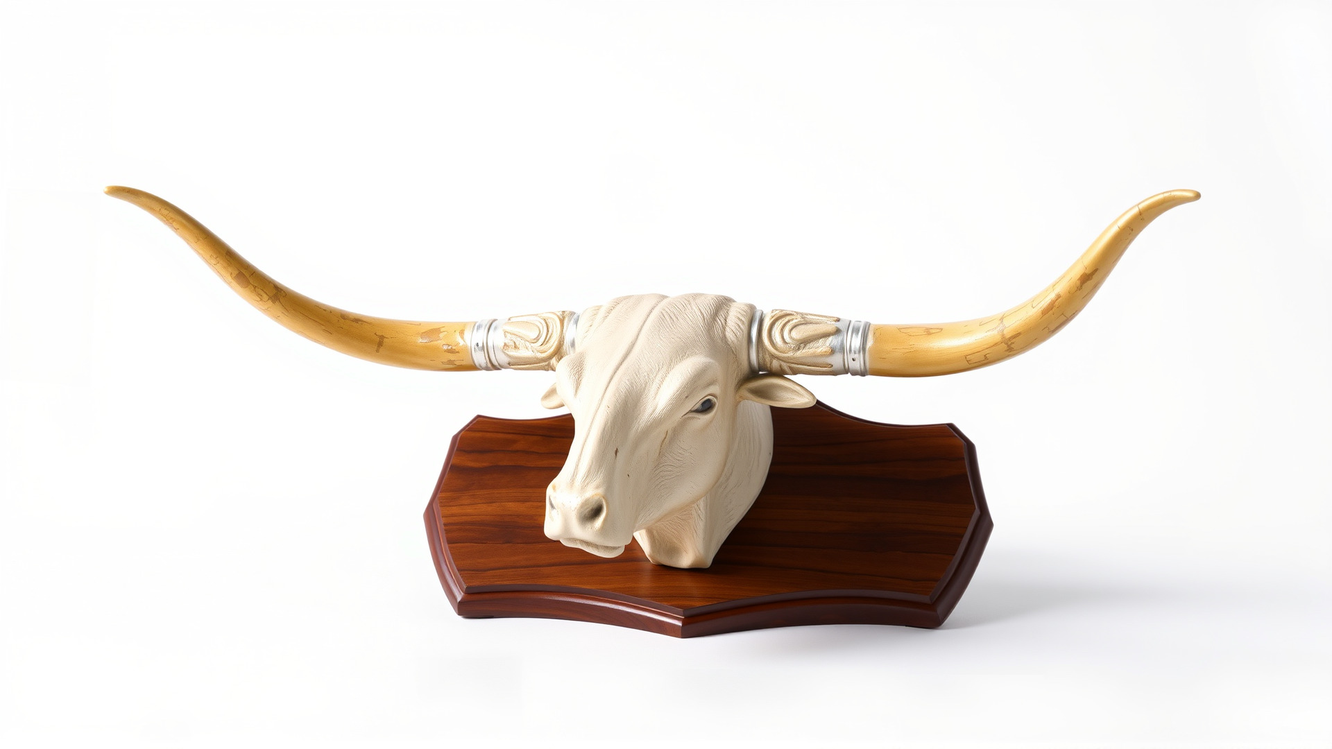 Longhorn Bull Trophy Western Heritage Model Low-poly 3D model_6