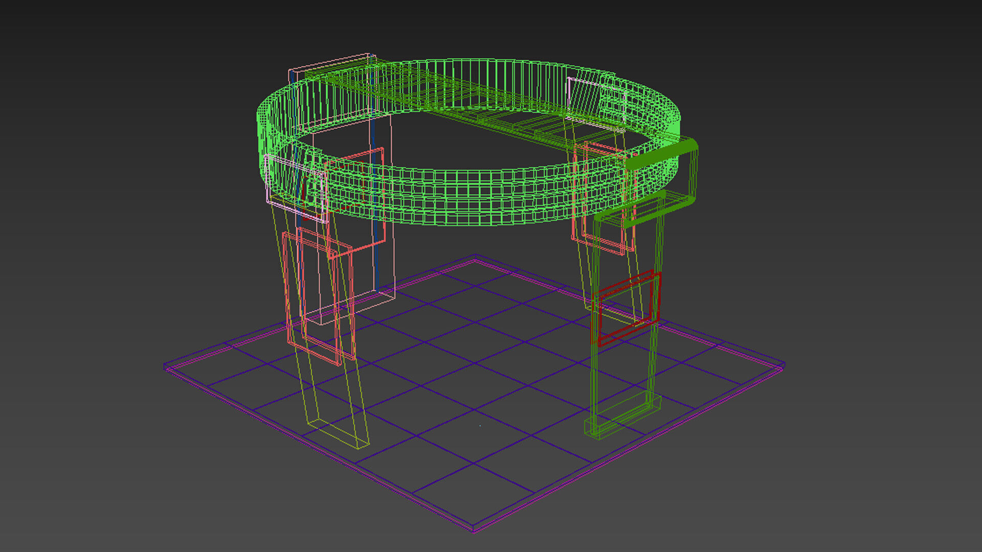 Exhibition Stand Idea Round 3D model_6